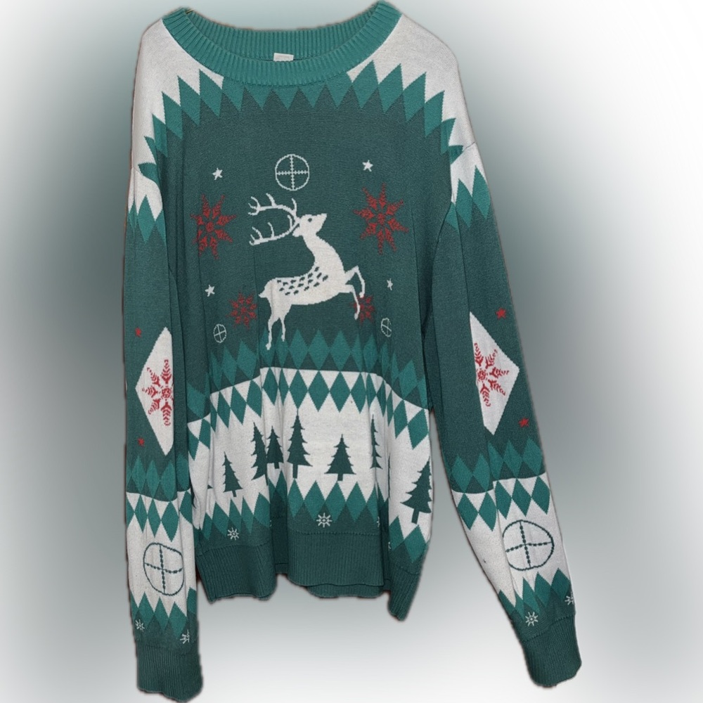 LA Police Gear “Oh Deer” Ugly Christmas Sweater XL